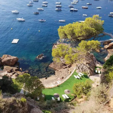 Capsasalbegur137 Piscina Del Mar, Vista Al Patio Begur
